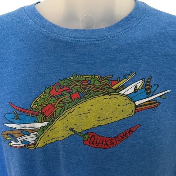 Quiksilver Taco Surfboards Tee Shirt Men XL - Picture 5 of 6
